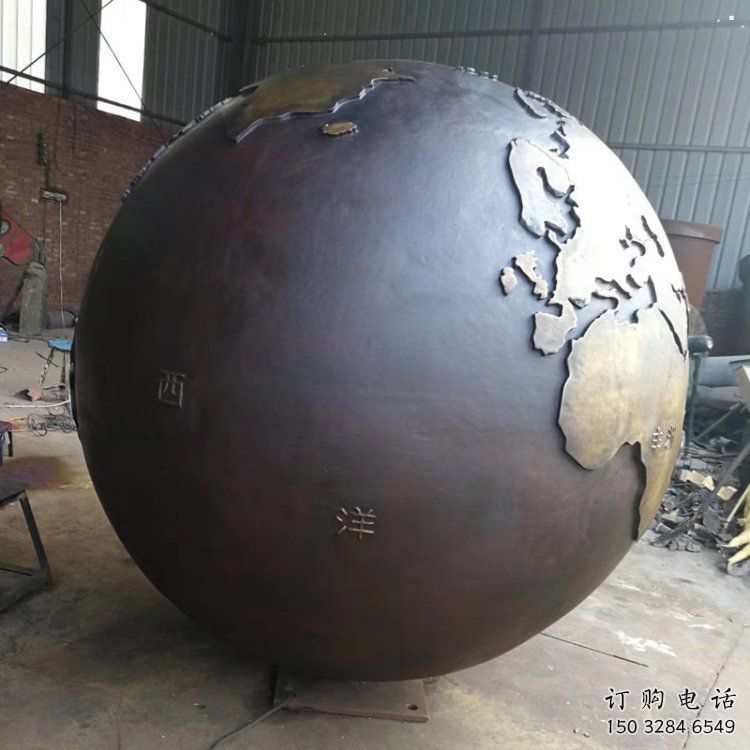 地圖雕塑訂做，街景小品，戶外地圖雕塑制作廠家