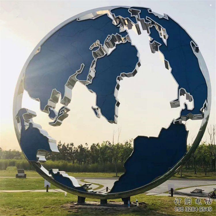 地圖雕塑選定，美陳雕塑，現代不銹鋼地圖雕塑優選