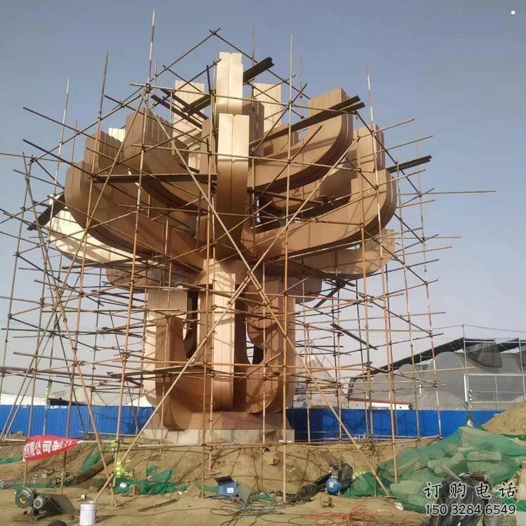 蓮花雕塑專供，美陳雕塑，景觀幾何蓮花雕塑供應