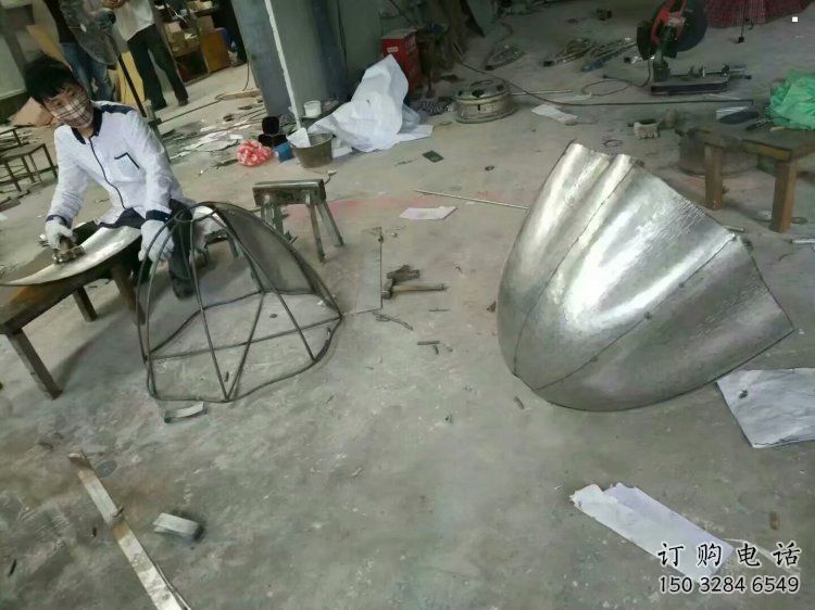 別墅區蓮藕雕塑