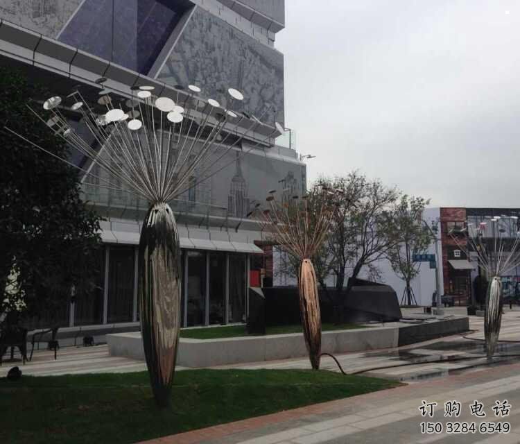 商業街蓮藕雕塑