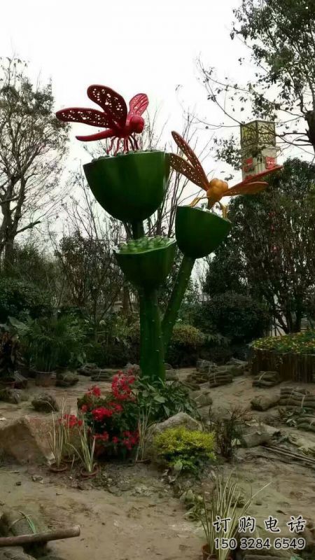 園林蓮藕雕塑