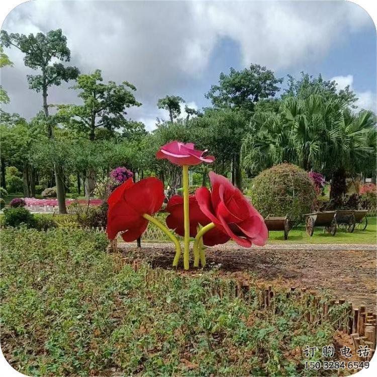 房地產(chǎn)玫瑰雕塑