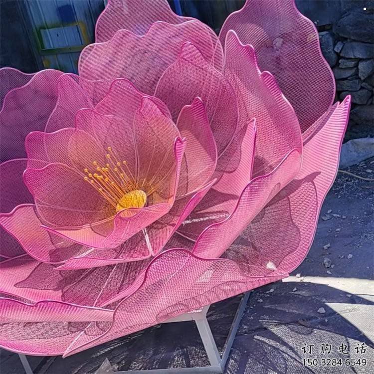 戶外玫瑰花雕塑精選，美陳雕塑，仿真鏤空玫瑰花雕塑供給