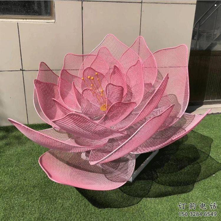 玫瑰花雕塑定做，公園小品，鏤空玫瑰花雕塑廠家制作