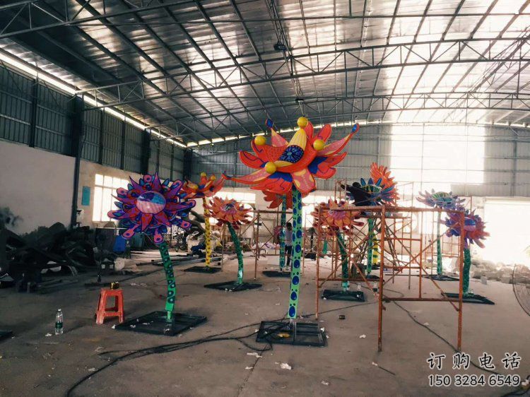 景觀太陽花雕塑供需，廣場(chǎng)雕塑，園林太陽花雕塑定制