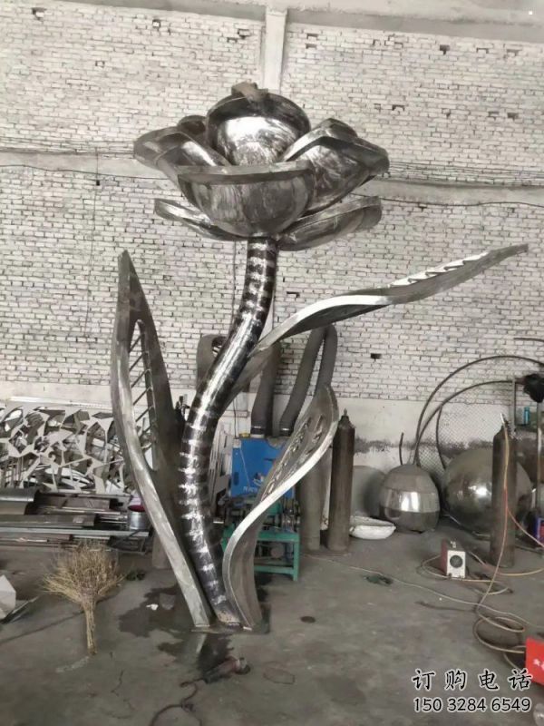 住宅小區玫瑰雕塑