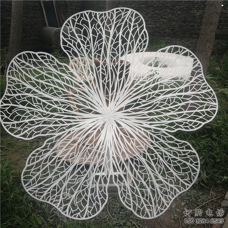 花朵雕塑選定，戶外雕塑，廣場鏤空花朵雕塑標準