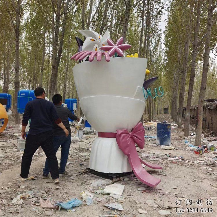 花朵雕塑標準，透雕系列，景觀郁金香花朵雕塑精選