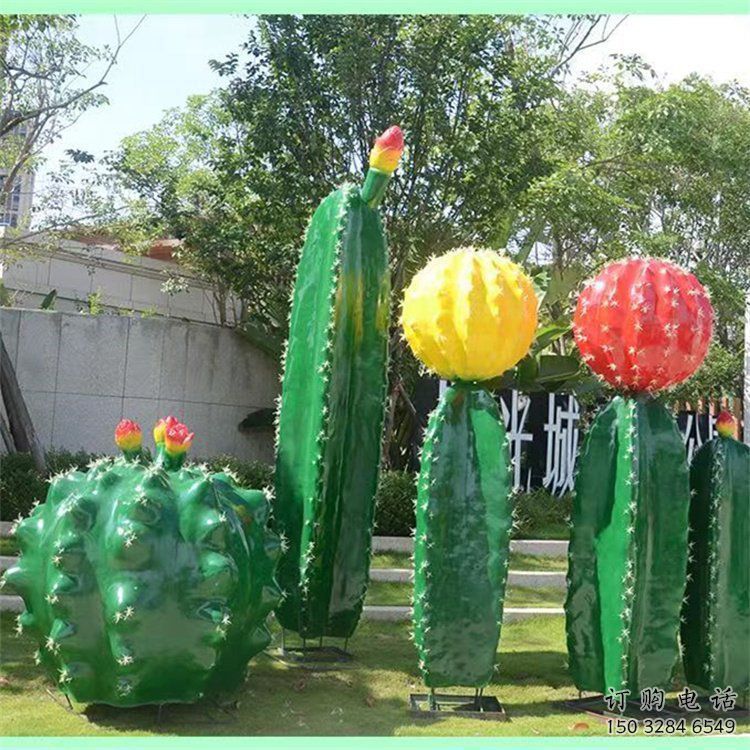 仙人棒雕塑承接，鍛造工藝，仿真仙人棒雕塑制造廠家