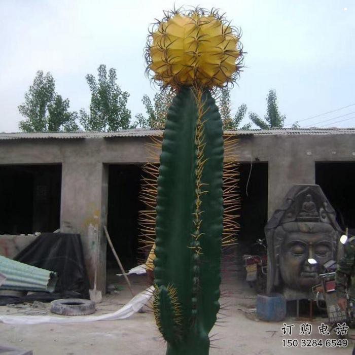 仙人棒雕塑訂做，街道標識，仿真仙人棒雕塑定做廠家
