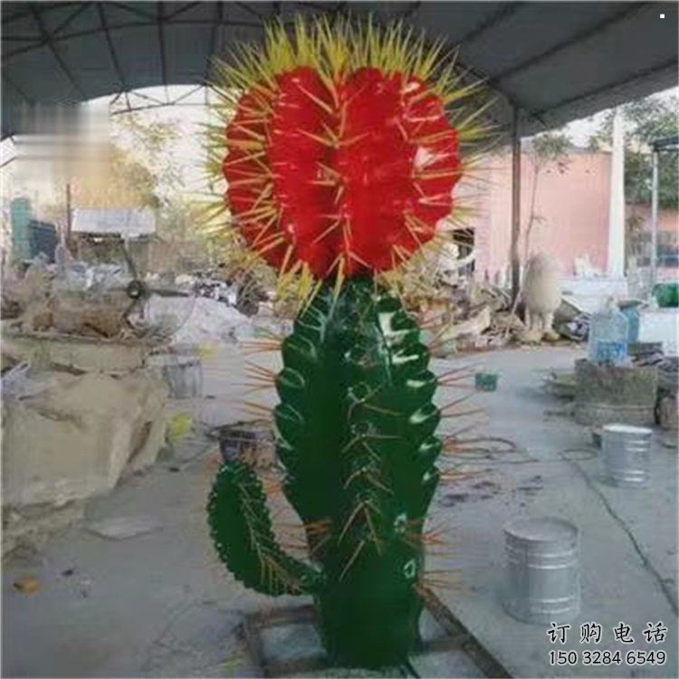 室內仙人球雕塑