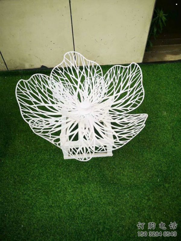 牡丹花雕塑訂做，多彩藝術，鏤空牡丹花雕塑制造廠家