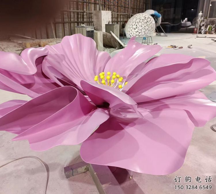牡丹花雕塑通用，花園小品，不銹鋼牡丹花雕塑廠家優(yōu)價(jià)