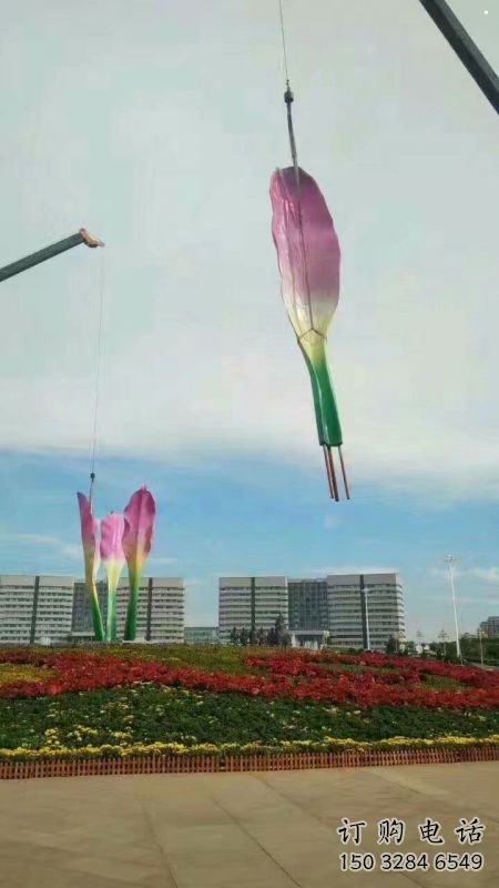 景觀蘭花雕塑