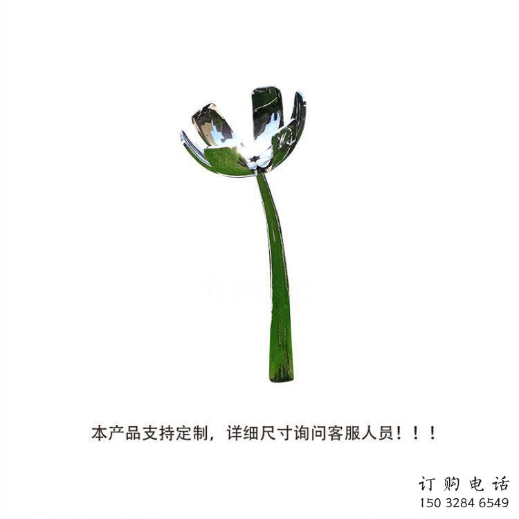 現代百合花雕塑承接，歐式風格，不銹鋼百合花雕塑廠家精選