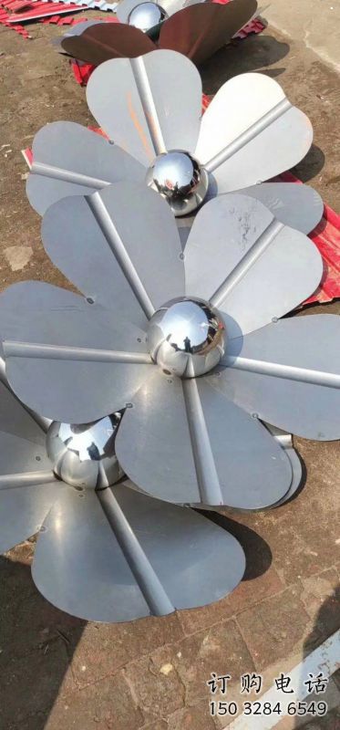 酒店金銀花雕塑