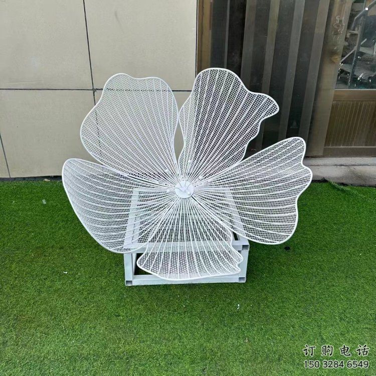 梨花雕塑供應，景觀雕塑，美陳鏤空梨花雕塑素材制造