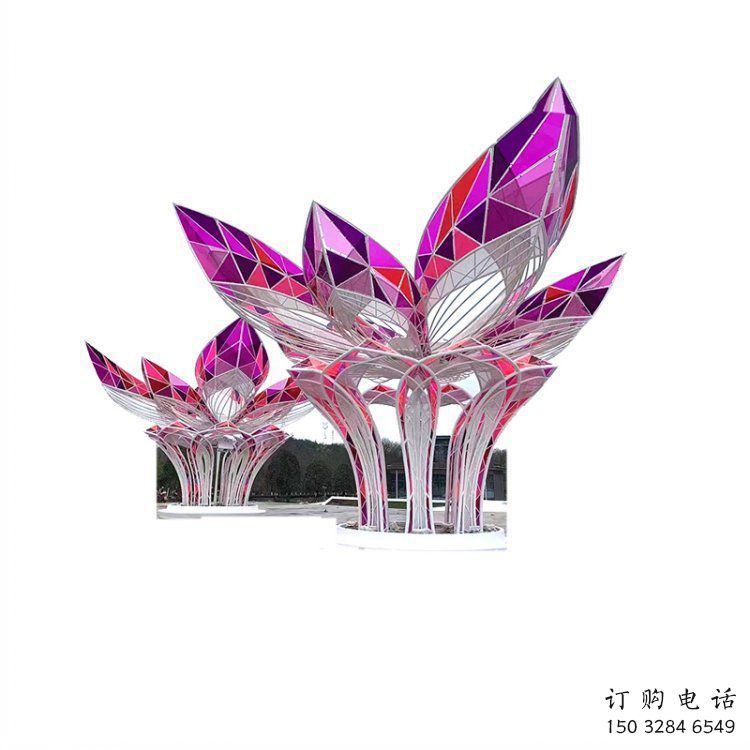 茉莉花雕塑工廠選用，街道標(biāo)識，不銹鋼茉莉花雕塑批發(fā)