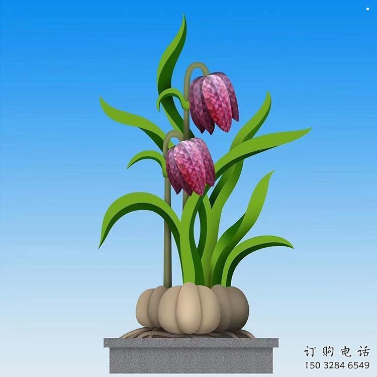 金屬木棉花雕塑制作，鋼管組合，公共木棉花雕塑廠家優選