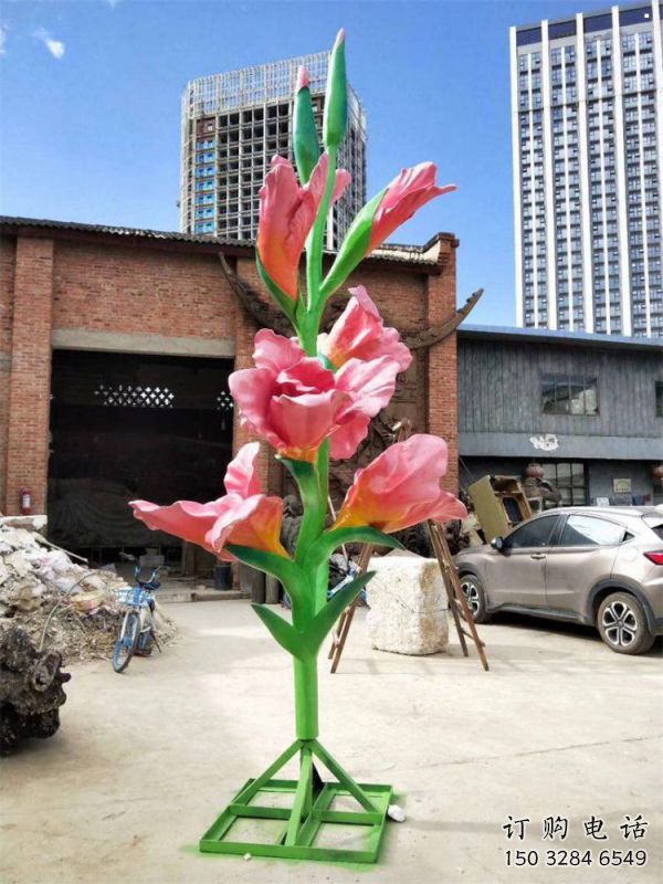 木棉花雕塑生產(chǎn)，透雕系列，彩繪木棉花雕塑生產(chǎn)商