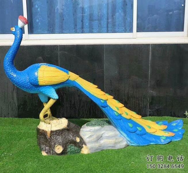 彩繪孔雀雕塑供給，景區(qū)雕塑，仿真孔雀雕塑優(yōu)選
