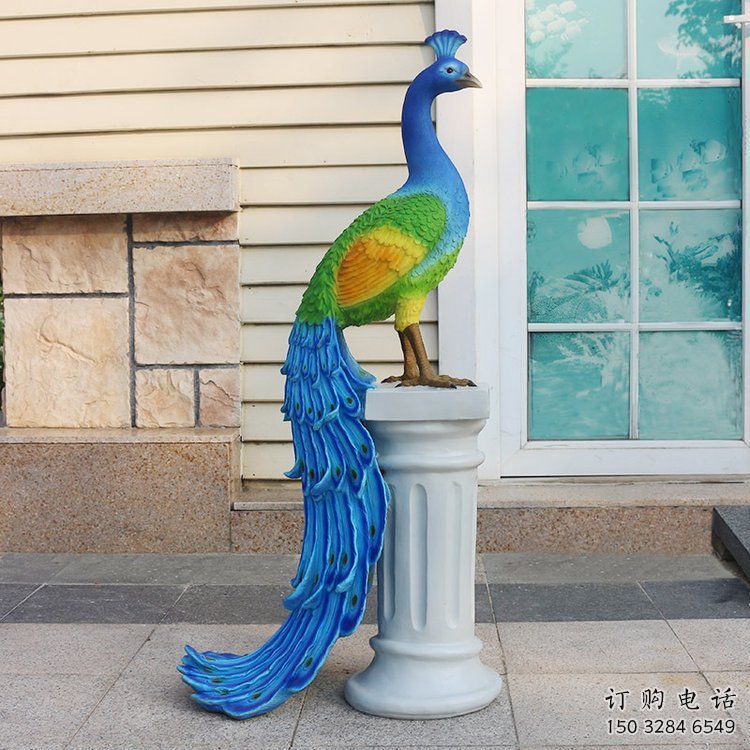 孔雀雕塑精品，景觀雕塑，房地產仿真孔雀雕塑生產商