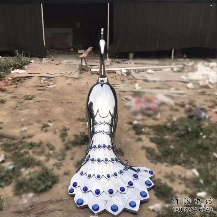 孔雀雕塑供求，美陳雕塑，標志不銹鋼孔雀雕塑制造