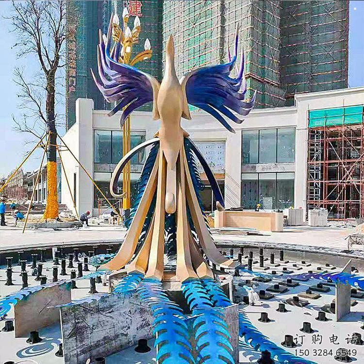 景觀孔雀雕塑預定，白鋼構件，不銹鋼孔雀雕塑選定