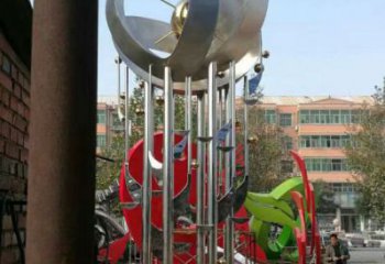 地球儀雕塑定制，小區雕塑，不銹鋼手托地球儀雕塑廠家