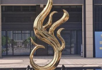 戶外鳳凰通用，陸地擺件，電鍍鳳凰雕塑制作廠家