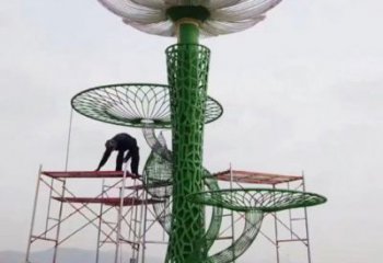 荷花雕塑優(yōu)選，室外雕塑，彩繪荷花雕塑優(yōu)選