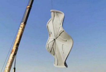 住宅小區荷葉雕塑