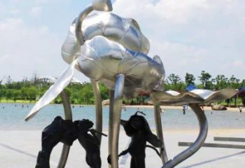 房地產(chǎn)荷葉雕塑