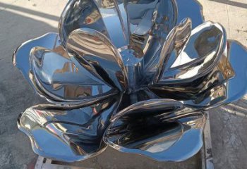 花園蓮花雕塑點擊，多彩藝術，鏡面蓮花雕塑訂做廠家