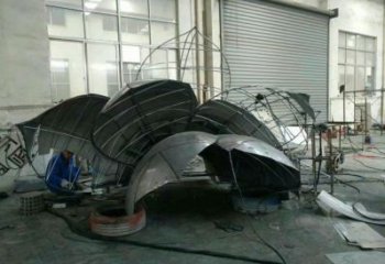 蓮花雕塑批發，鍛造工藝，不銹鋼蓮花雕塑廠家承接