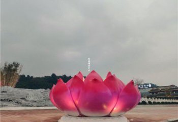 蓮花雕塑選用，噴泉雕塑，不銹鋼蓮花噴泉雕塑標準