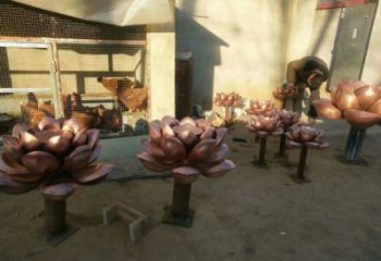 水蓮花雕塑定價，室外雕塑，水蓮花銅雕塑廠家精品