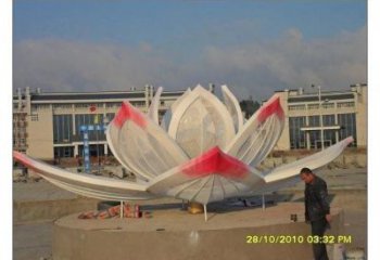 鑄造蓮花雕塑