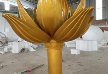 街道紫荊花雕塑