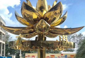 街頭紫荊花雕塑