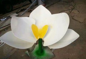 蘭花雕塑承接，景區(qū)案例，公園蘭花花朵雕塑定制廠家
