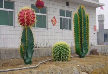 仙人棒雕塑精選，透雕系列，仿真仙人棒雕塑提供