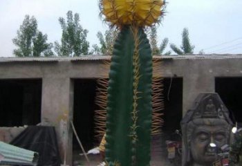 步行街仙人掌雕塑