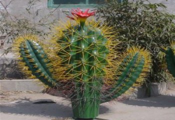 風景區仙人掌雕塑