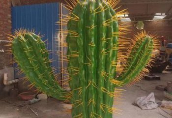 酒店仙人掌雕塑