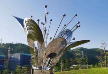 百合花雕塑標準，廣場雕塑，不銹鋼百合花雕塑供給