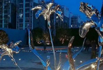 園林百合花雕塑