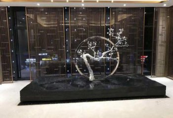 園林梅花雕塑預定，城區小品，民俗梅花雕塑制造商