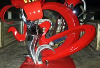 石榴花雕塑生產(chǎn)商，街頭藝術(shù)，不銹鋼石榴花雕塑精選